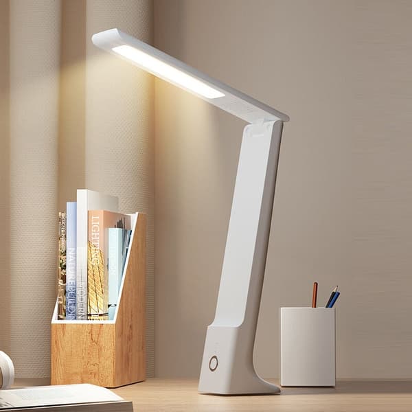 USB Genopladelig LED Skrivebordslampe, Foldbar Justerbar, Kompatibel med Philips, Ideel til Læsning og Studier