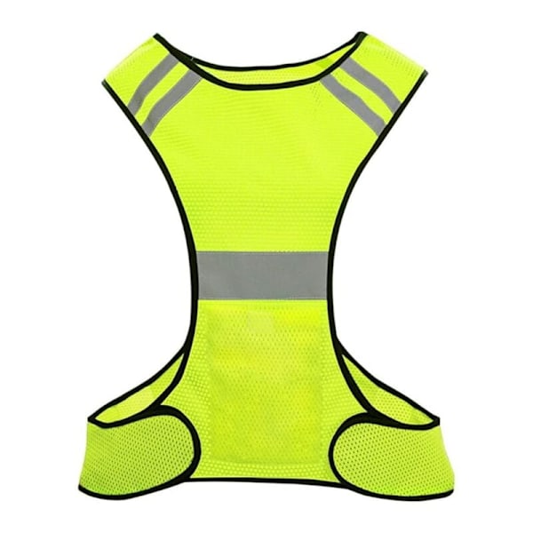Reflexväst Hög Synlighet Löparväst för Cykling Motorcykel Promenader Löpning Jogging.