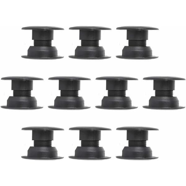 10 par 34 mm plastik bordfodboldlejer med stålkugler - Kompatible med de fleste bordfodboldborde
