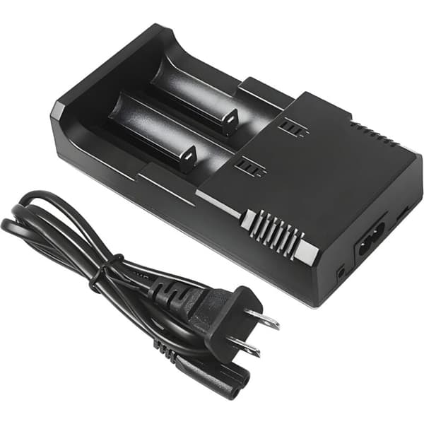 18650 Batterilader Universell Batterilader Intelligent Hurtiglading 2 Spors Hode