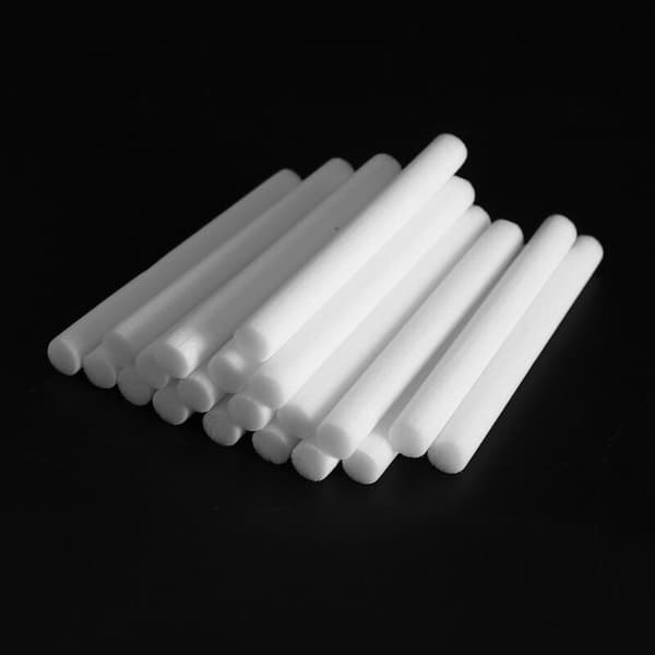 20 stk. Luftfukter Filtre Erstatning Bomullspinne for USB Aroma Diffusorer Luftfukter