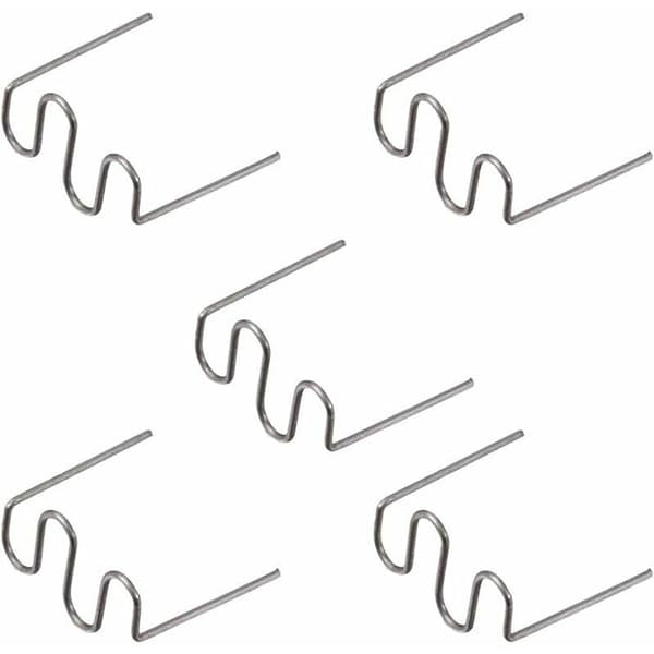 500 st 0,6 mm plastsvetsklammer för bilstötfångarreparation, kompatibel med varmluftspistol