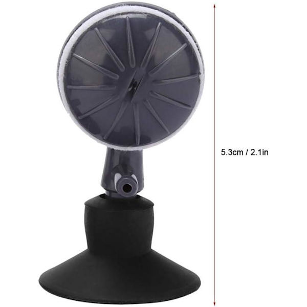 2 st luftbubblor sten sugkopp akvarium bubblare justerbar roterande typ syrediffusor för akvarier hydroponisk pump för akvarier