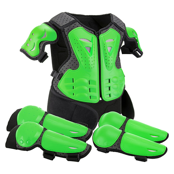 Lasten tasapainopyöräilyliivi Green Size S
