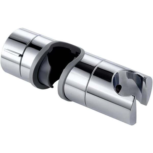Dusjbrakett 18-25mm Diameter Justerbar, Erstatning Dusjhodeholder Krom Finish, Baderomsdusj