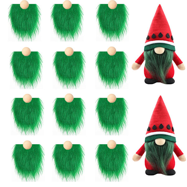 Rund träkula DIY handgjord dvärg dvärg prydnader ny produkt Grass green