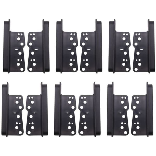 Passer for 12 Dobbel DIN Dash Kit Bilradio Sidepaneler Fester