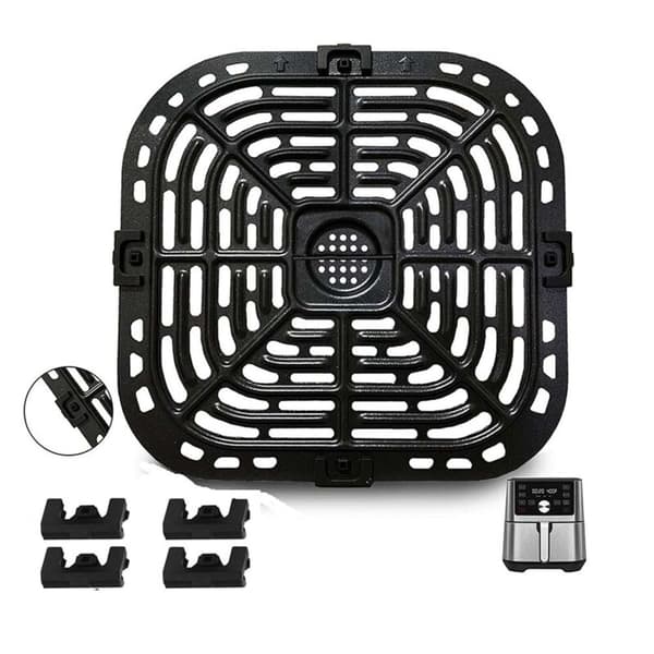 2-pak firkantede bageplader til Instants Plus 6QT Airfryer, opgraderede reservedele