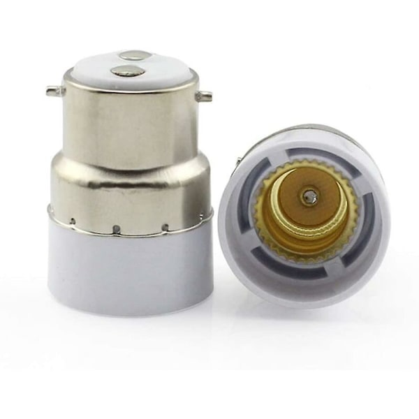 Förpackning B22 till E14 Ljuskälla Sockel Konverterare B22 Sockel Adapter Konvertera till Standard E14 Lamphållare