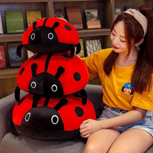 Cute Stuffed Ladybugs Ladybug Plush Toys Pillow 80CM