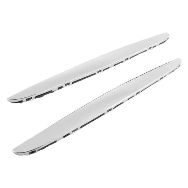 2 stk. Krom ABS Støtfanger Over Panser Grill Trim 51137117242 for 3-serie E90 E91 2006-2008