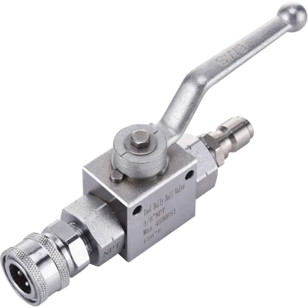 Tool Daily Kuglehane-sæt til højtryksrenser, 3/8\" Quick Connect til højtryksrenser slange, 4500 PSI