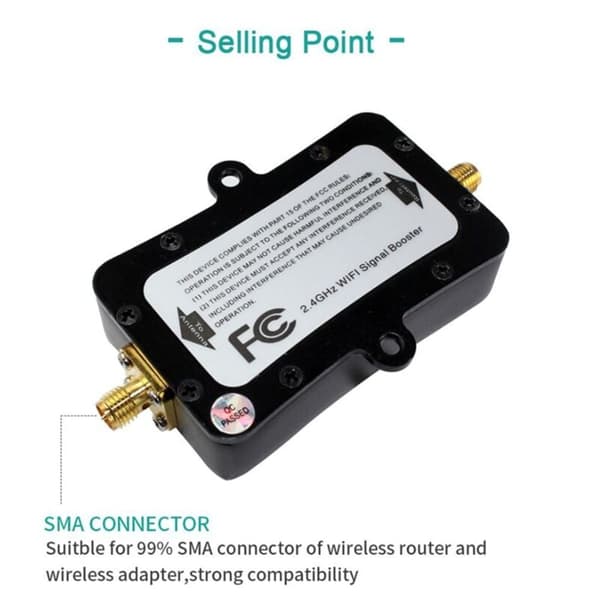2,4 GHz Wi-Fi Signalforstærker, BT ZigBee WLAN (EU-stik)