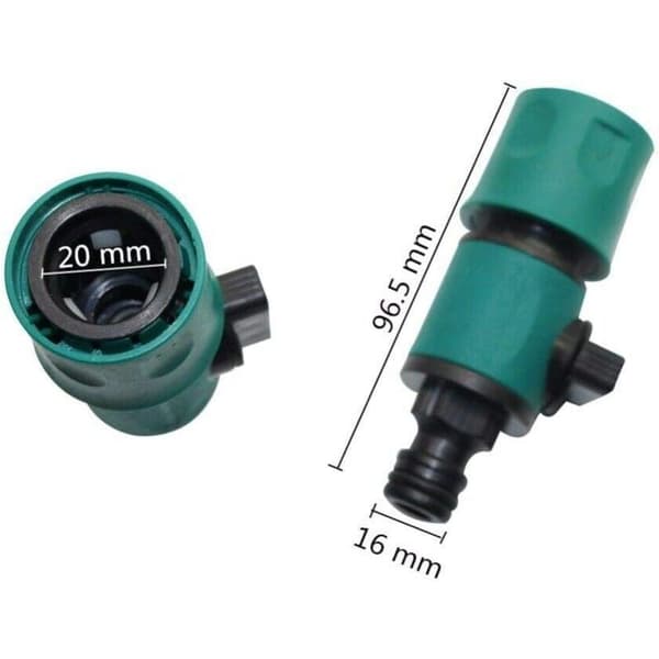 BE-Tool 2 stk. Plast Vannkranadapter for Plen Vanning Bilvask