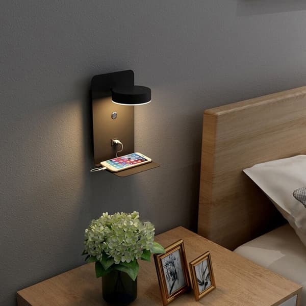 Luova USB LED-yölamppu lukemiseen, ei johdotusta