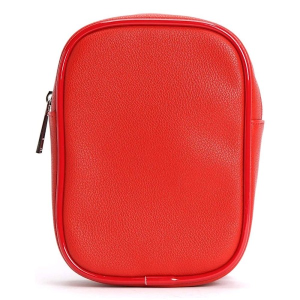 Läder Midjeväska för Kvinnor, Lårväska, Crossbody-rem, Midjeväska pink
