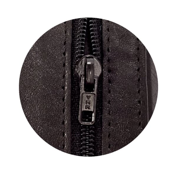 Läderplånbok Svart Black one size
