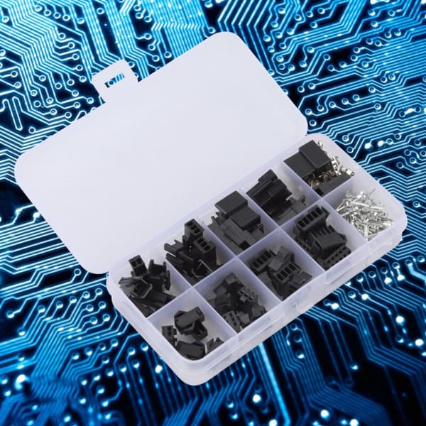 200 STK SM Stikforbindelse 2/3/4/5PIN Han Hun Ledning Jumper Pin Header Konnektor Hus Kit, DUBUNS