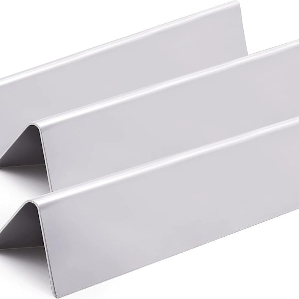 3 stk. 38,9 cm Holdbare Flavorizer Bars til Weber Spirit E-310 E-330, Spirit 300-serien (Frontmonteret Kontrol) Grilldele, Rustfrit Stål