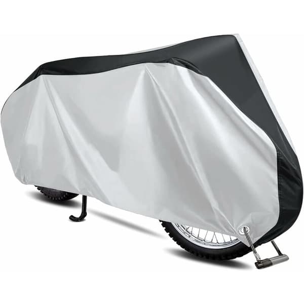 Motorcykelöverdrag Utomhus Vattentätt Polyester Cykel Scooter Överdrag (M)