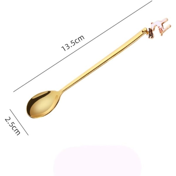 Kaffeske Juldekoration Teske Dessert Ske Dekoration Servering