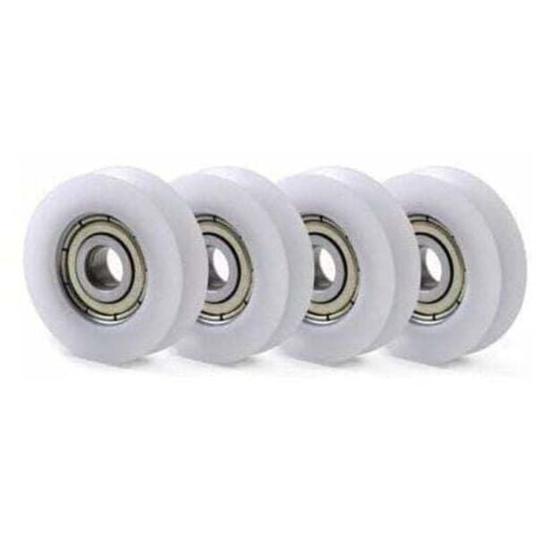 10 st U Nylon Plast 608 Kullager 8x30x10mm Styrrulle