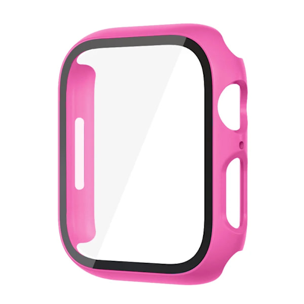 Lasisuoja, yhteensopiva Apple Watch Series 9/8/7/6/SE/5 - Yhteensopiva 45 mm, 44 mm, 42 mm, 41 mm, 40 mm, 38 mm - Ruusunpunainen Rose edited 40mm series 654SE