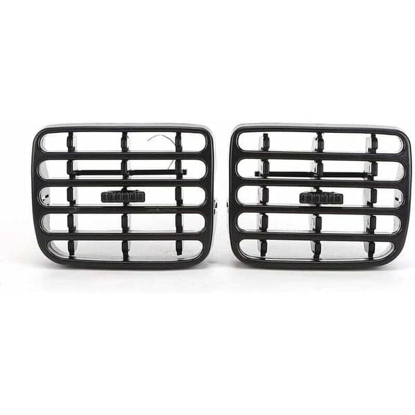 Ventilasjonsgitter for Renault Clio MK2 1998-2006, 2 stk, Grå Dashboard Ventiler