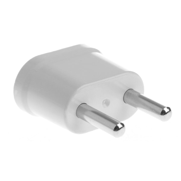 US till EU AC-adapter Konvertera AC-kontakten från US 2-platt stift till europeiskt 2-rund stift