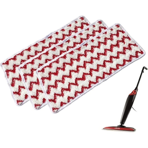 Mikrofiber ersättningspads för Vileda XXL ångmopp, 3-pack