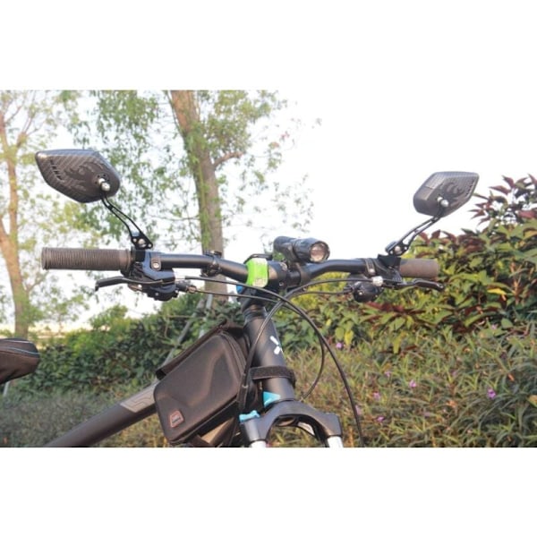 Cykelspejle, [Opgraderet Version] To stk. HD sikkerhedsglaslinse Justerbare mountainbikespejle, Justerbart glasspejl
