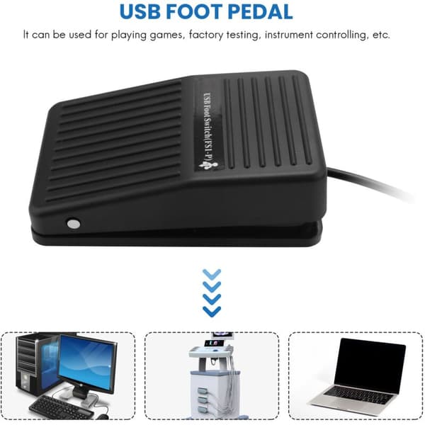 USB PC Tastatur Pedal Fotbryter