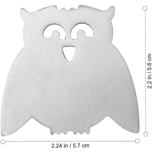 Magnetiska dukvikter från Pieces, magnetiska fönsterdraperier, duschdraperier, vikter, hänge för picknickbord, dukvikter, uggla, utomhusstil