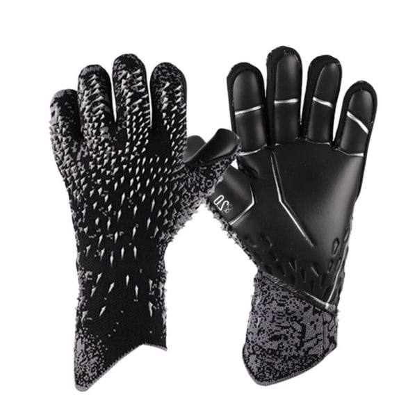 Maalivahdin hanskat Jalkapallohanskat MUSTA KOKO 6 V musta koko 6 black size 6