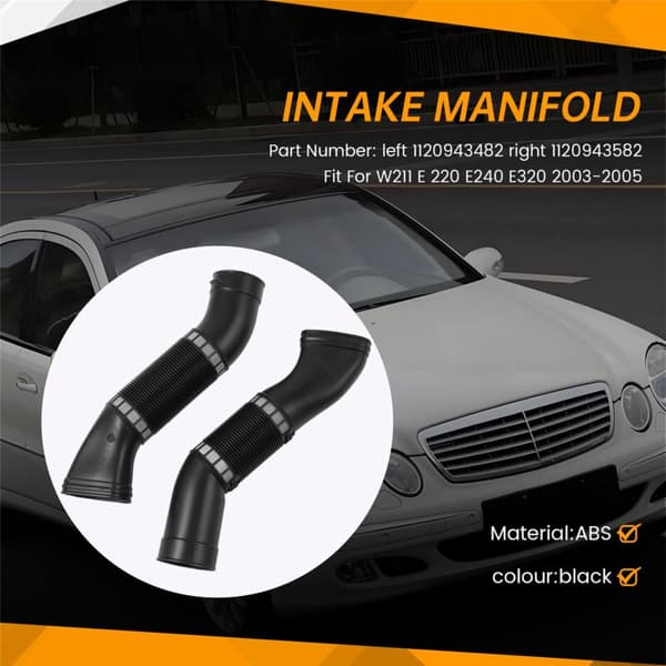 Luftinntaksslange for bil for W211 E 220 E240 E320 2003-2005 1120943482 1120943582