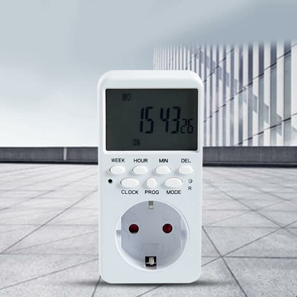 Digital Programmerbar Timer Switch med Relä, Kompatibel med Philips