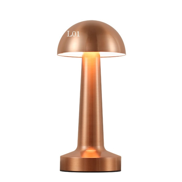 Retro barbordlampe skrivebords nattlys lading utendørs musikk restaurant bordlampe atmosfærelys B Copper