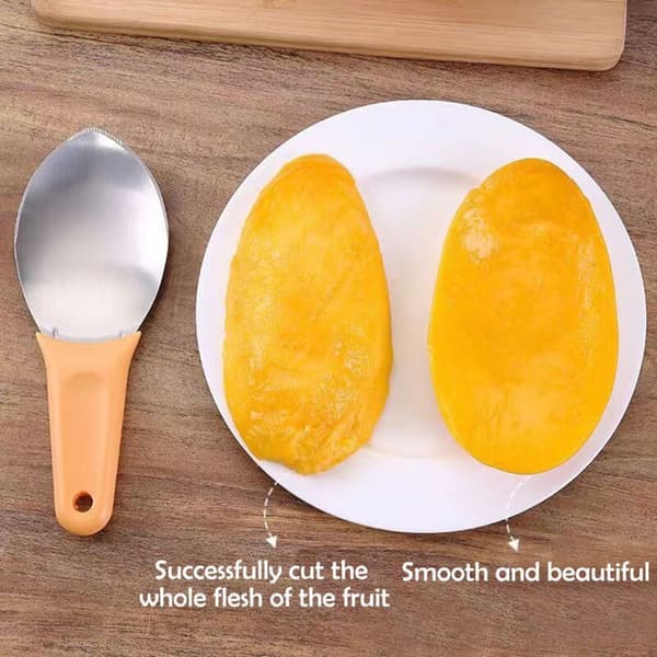 Mango Skjæreverktøy, Vannmelonkutter, Kompatibel med de fleste frukter, Rustfritt stålblad