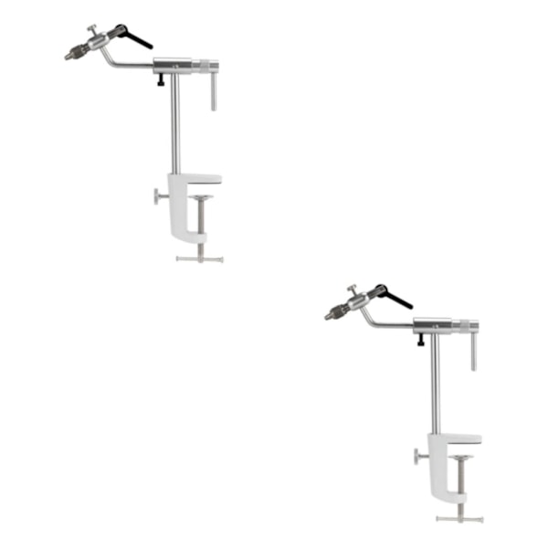 1/2 360 roterande flugbindningsskruv C-klämma för flugor 2PCS