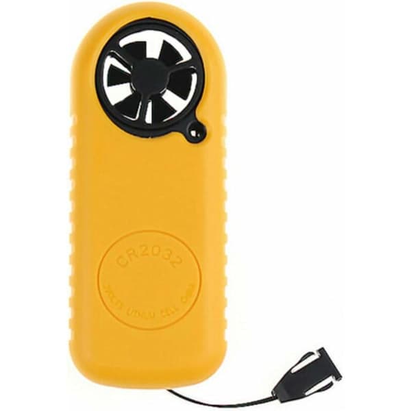 Digitalt Anemometer Vindmåler med Baggrundsbelyst LCD-Display, Måling af Lufthastighed, Luftstrøm og Udendørs Lufttemperatur til Aktiviteter