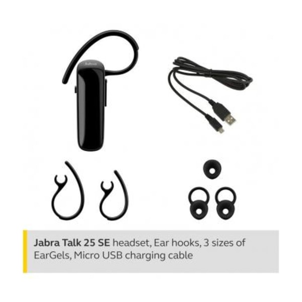 Handsfree Bluetooth Jabra BT Talk 25 SE Svart