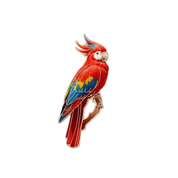 Rintaneula - Pinssi - Papukaija Multicolor