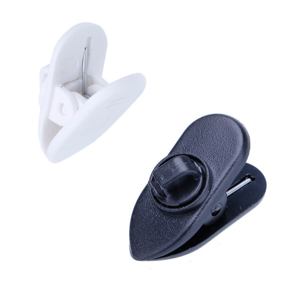 Kuulokekaapelin pidike - kuulokepidike - Kaksoispakkaus MultiColor Small White+Black