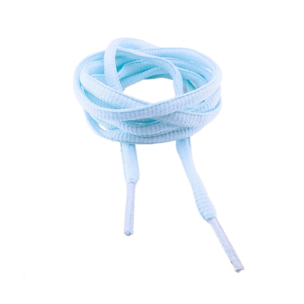 Snørebånd til sneakers - Ovale [130 cm] - Flere farvevalg Light blue one size