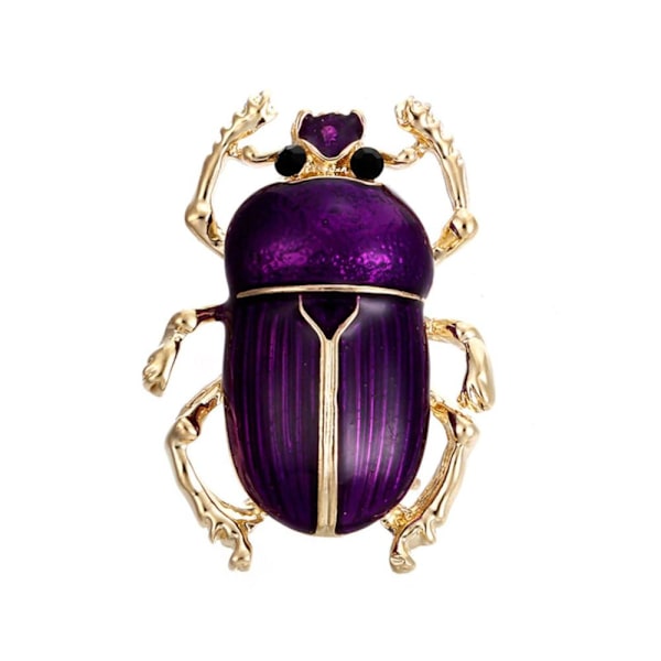Brosje - Lilla bille - Skarabee Purple