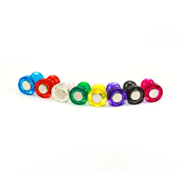 Jääkaappimagneetti - Pushpin-magneetti - Akryyli - 7kpl Multicolor