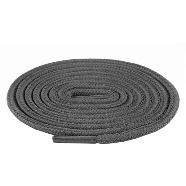 Kengännauhat - Pyöreät [160 cm] - Tummanharmaat Dark grey one size