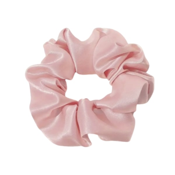 Hiuslenkki - Scrunchie - Satiini - 12cm - Vaaleanpunainen Light pink
