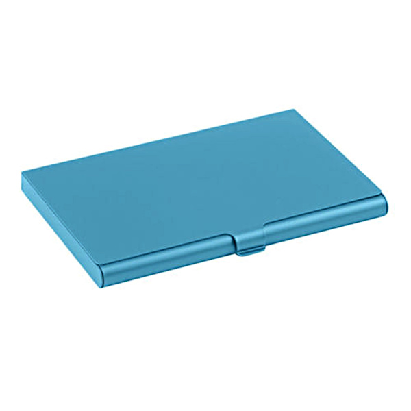 Glat aluminiumskortholder - Lyseblå - Pung Light blue