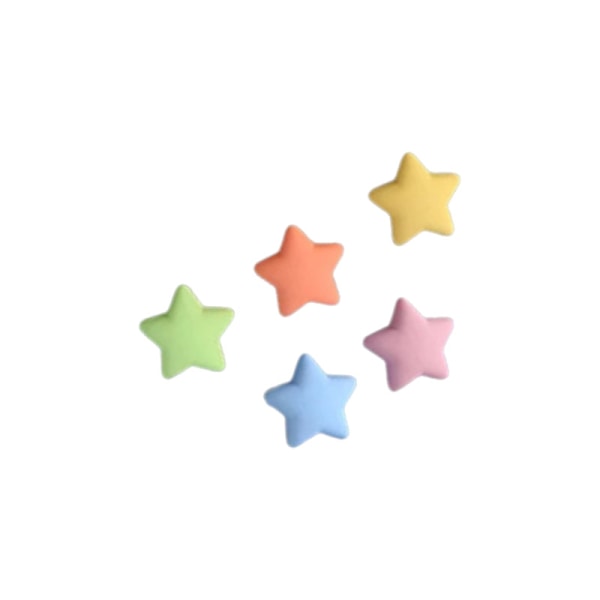 Køleskabsmagnet - Stjerner - Neodym - 5 stk Multicolor